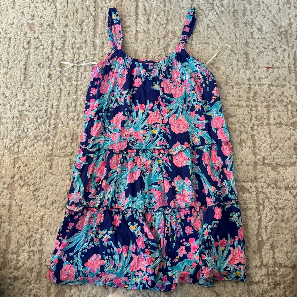 NWT LILLY PULITZER Loro Dress - Corsica Blue Toucan Party